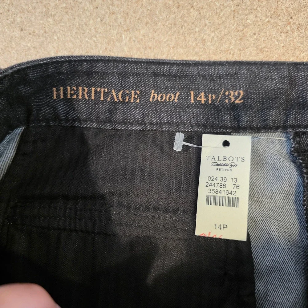Talbots NWT Jeans Womens 14P‎